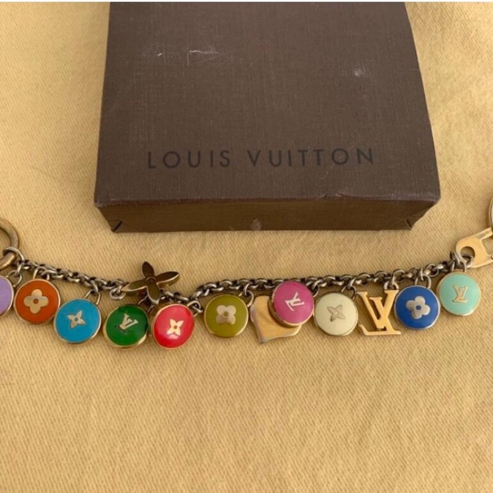 Louis Vuitton Pastilles key Chain Bag Charm